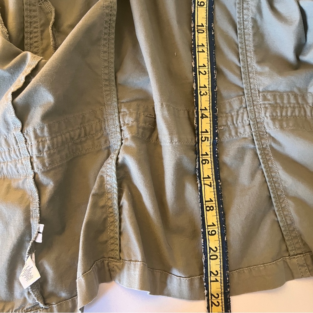 Olive Utility Button-Front Women's Jacket - image 6